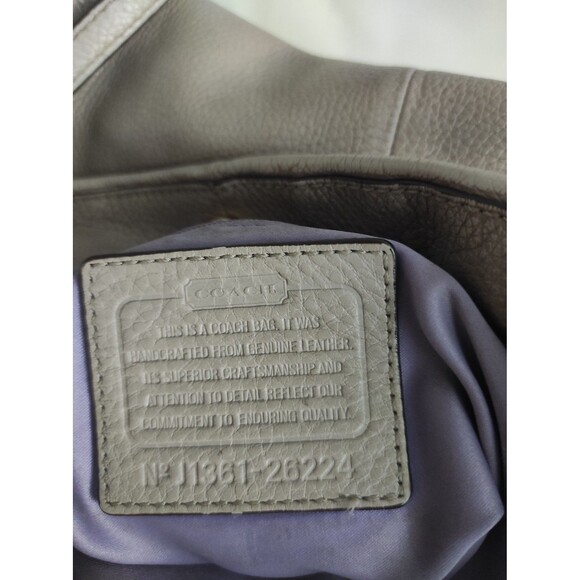 Coach Grey Pebbled Leather, 26224 Madison - Picture 12 of 15